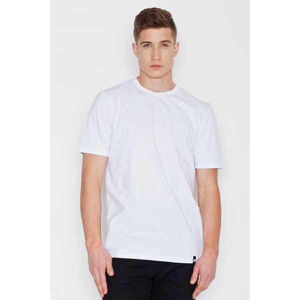 VISENT Biele bavlnené tričko V001 White 5611674