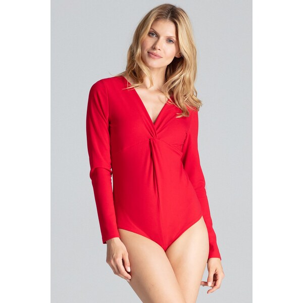 FIGL Body so zvrásneným výstrihom M685 Red 14409347