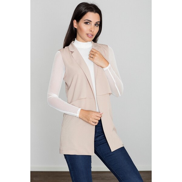 FIGL Dámska béžová vesta M560 Beige 5625935