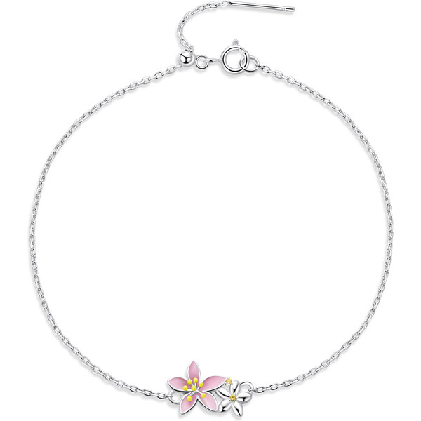 Olivie Strieborný náramok ČEREŠŇOVÝ KVET 7008 34910745