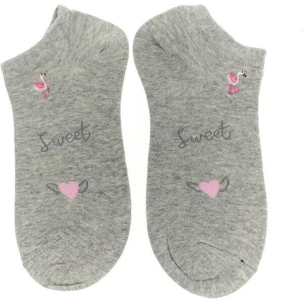 AURA.VIA Sivé ponožky SWEET 34514780