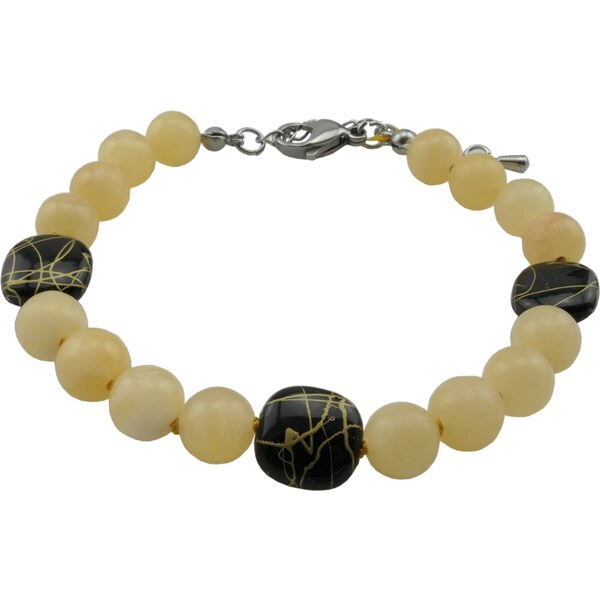 Alexis Marten Dámsky náramok z minerálu Citrín 8 mm -Corinne 19,5 cm 66888782