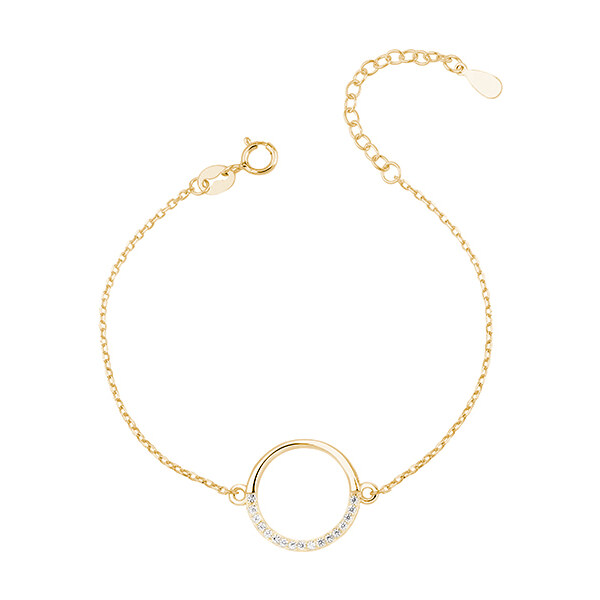 Olivie Strieborný náramok KRUH GOLD 7020 34910757