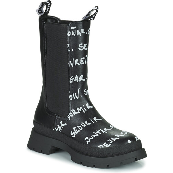 Desigual Polokozačky SHOES CHELSEA HIGH LETTERING Desigual 62493238