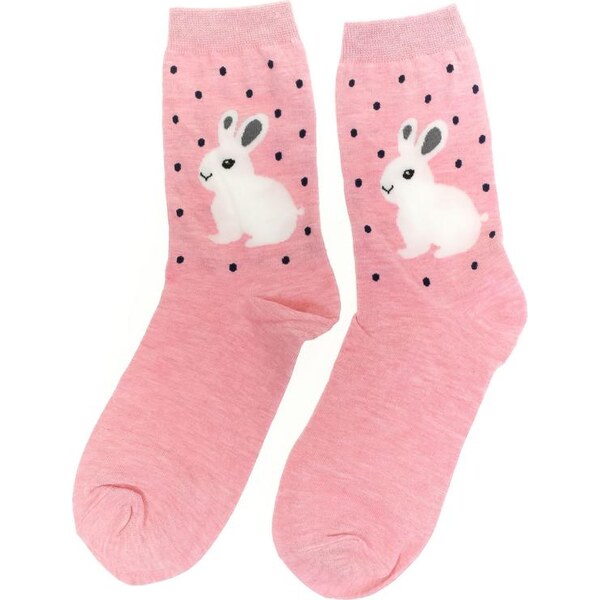 AURA.VIA Dámske ružové ponožky CUTE 34567487