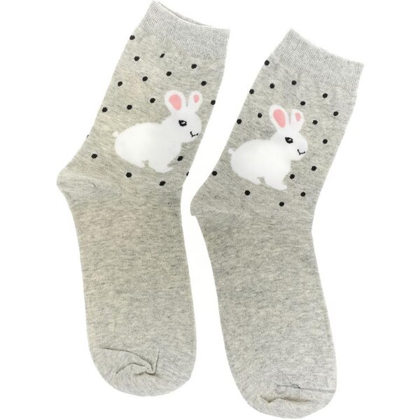 AURA.VIA Dámske sivé ponožky CUTE 34567488