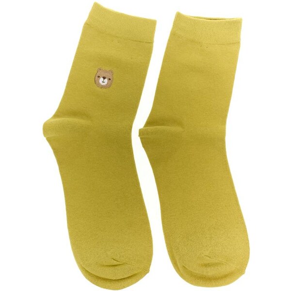 AURA.VIA Dámske žlté ponožky RUMAC 34567490