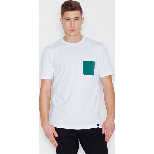 VISENT Biele bavlnené tričko V002 White 5611682