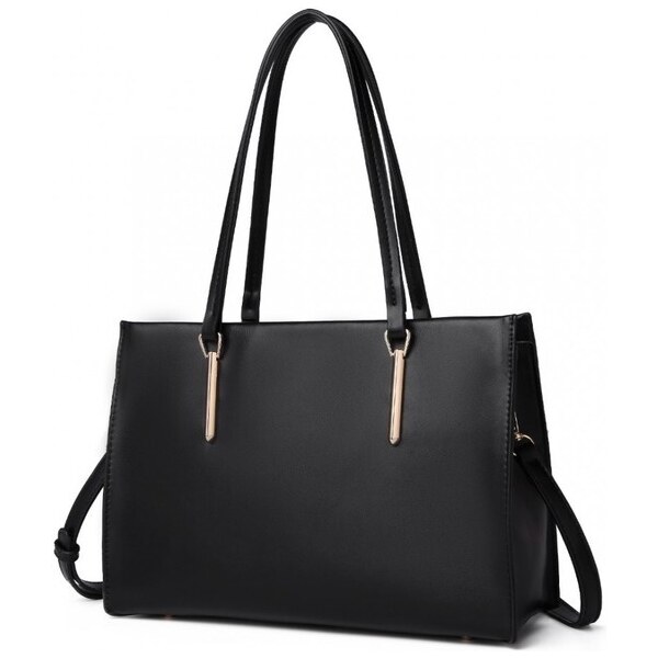 Miss Lulu Kabelka - Alvara hladká cez rameno čierna 34589030