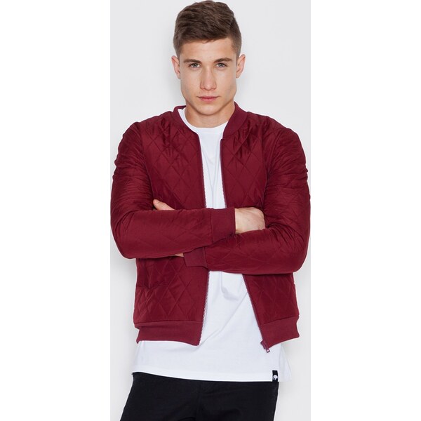 VISENT Bordová prešívaná bunda V012 Deep red 5802969