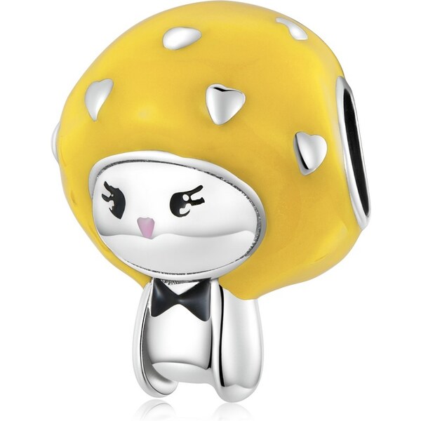 Royal Fashion strieborný prívesok Roztomilá lesná huba 54875866