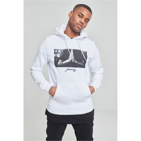 Mister Tee Pray Hoody White 50677029