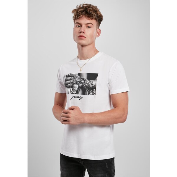 Mister Tee Mens T-shirt Pray 2.0 white 50549155