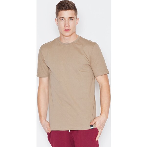 VISENT Béžové bavlnené tričko V001 Beige 5611677