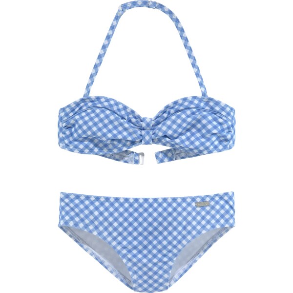 BUFFALO Bikiny modrá / biela 54233274