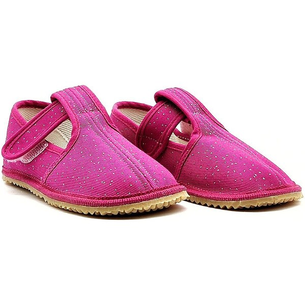 Barefoot papučky BEDA PINK SHINE Ružová BF 060010/W/02 (ZÚŽENÉ) 46771523