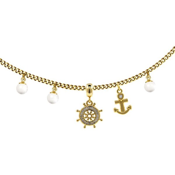 SWAROVSKI Elements Swarovski e. príveskový náhrdelník Cruise, zlatý 34701316