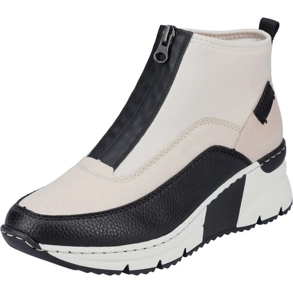 Rieker Členkové čižmy N6352 krémová / svetlobéžová / čierna 65483676