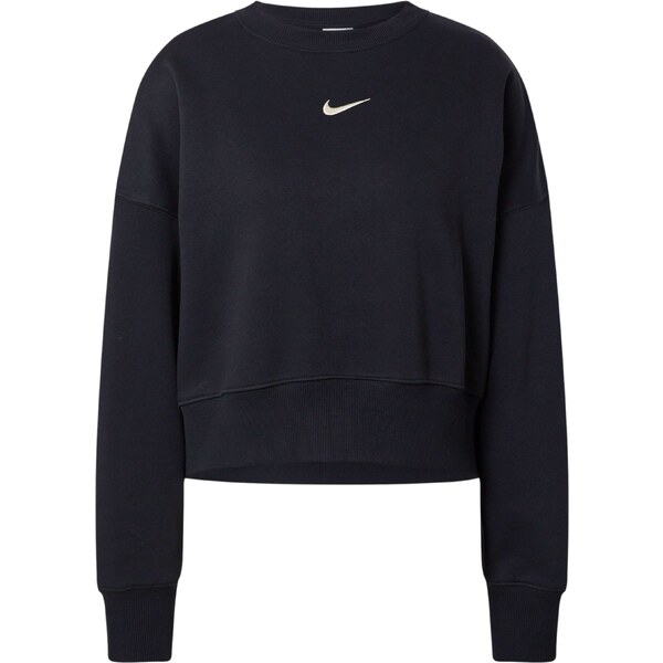 Nike Sportswear Mikina Phoenix Fleece čierna / biela 35317181