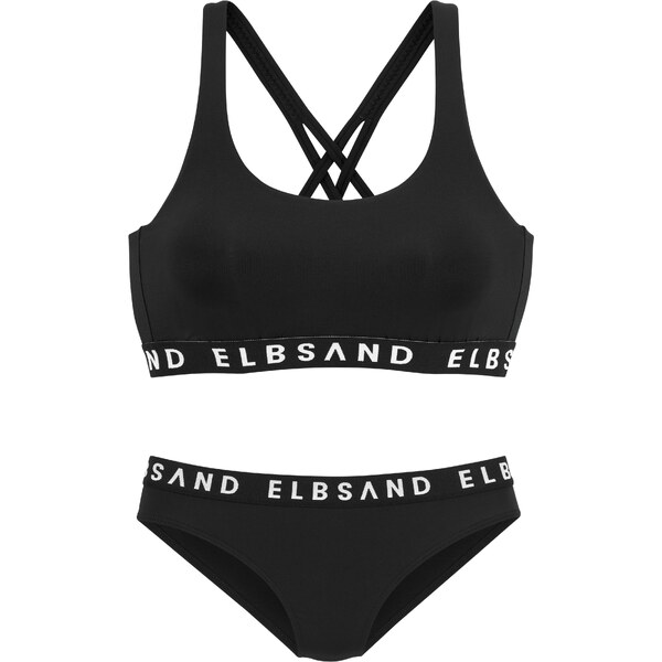 Elbsand Bikiny čierna / biela 54442245