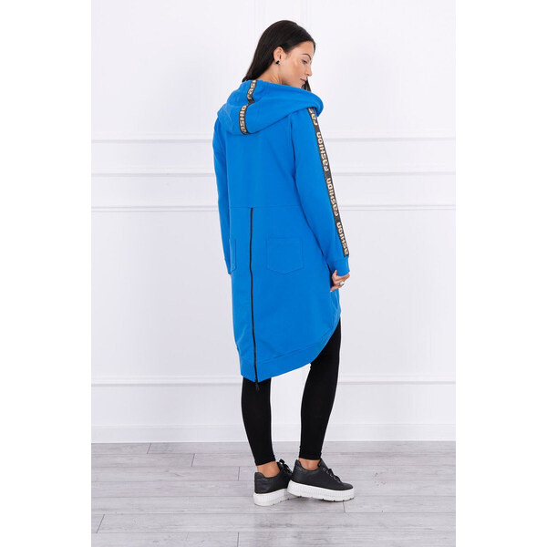 K-Fashion Mikina so zipsom na chrbte z džínsoviny 44559072
