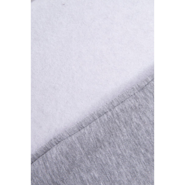 K-Fashion Šedá mikina s krátkym zipsom 44559542