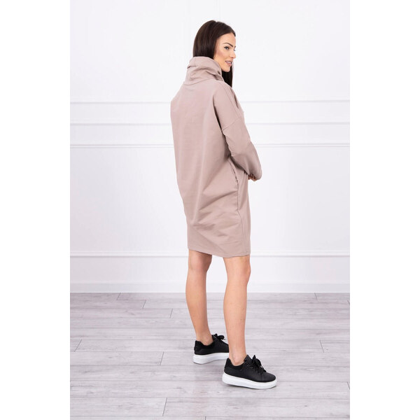 K-Fashion Béžové viazané šaty 49758611