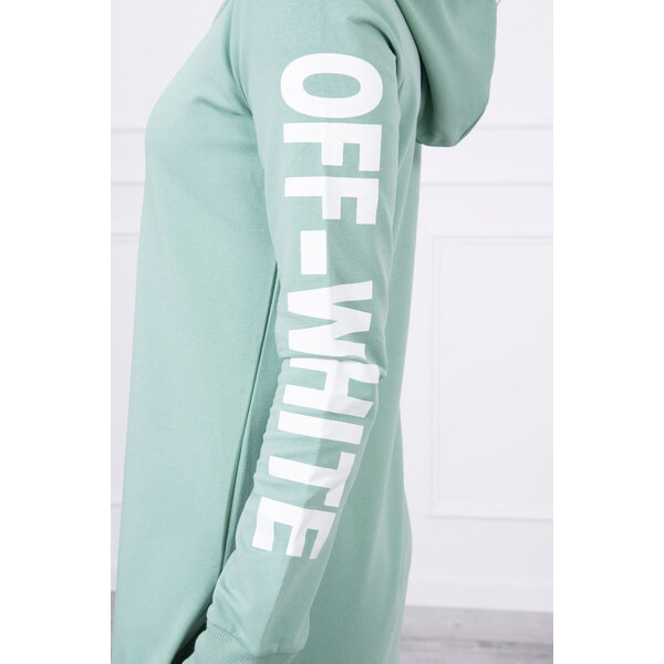 K-Fashion Šaty Off White dark mint 49758993