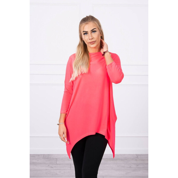 K-Fashion Mikina s potlačou kolesa ružová neónová 44559573