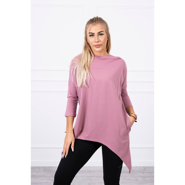 K-Fashion Mikina s potlačou kolesa tmavo ružová 44559578