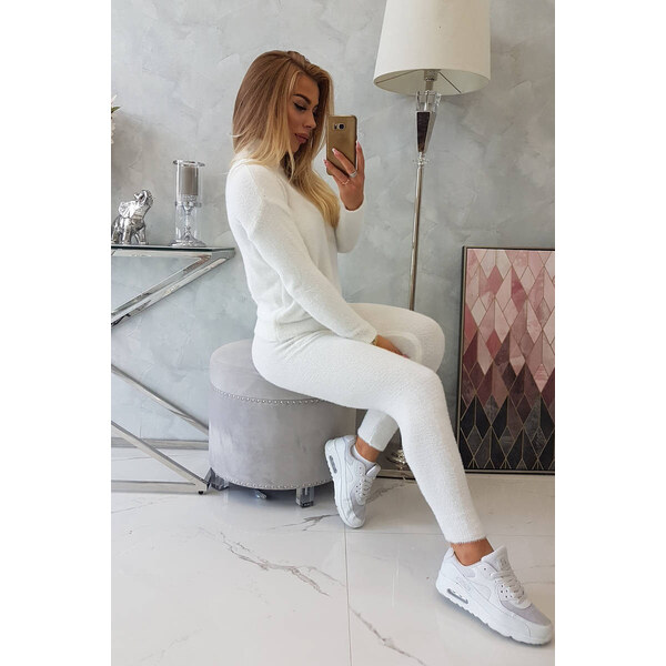 K-Fashion Dvojdielny sveterový set alpaka ecru 44560063