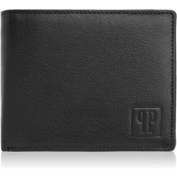 PAOLO PERUZZI Pánska kožená peňaženka | čierna T-48-BL 34727094