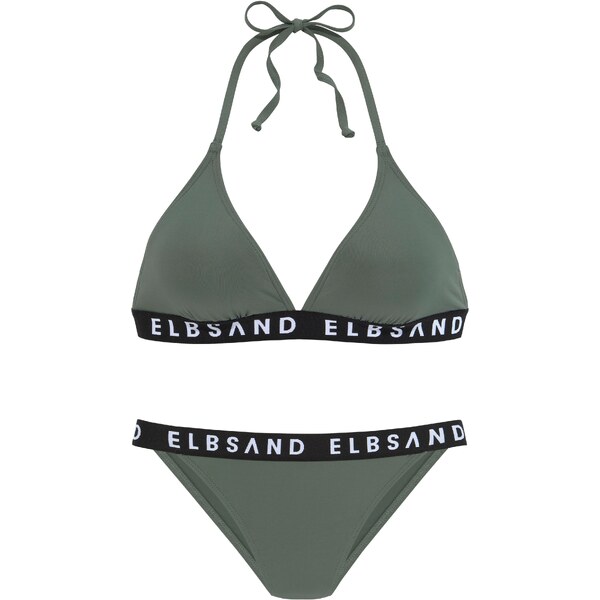 Elbsand Bikiny kaki / čierna / biela 54234620