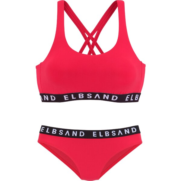 Elbsand Bikiny červená / čierna / biela 54234624