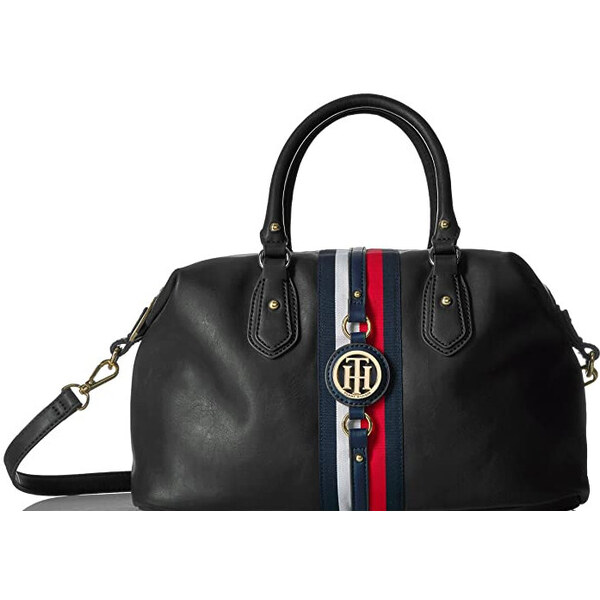 Tommy Hilfiger Jaden Satchel Crossbody Bag Black 34756514