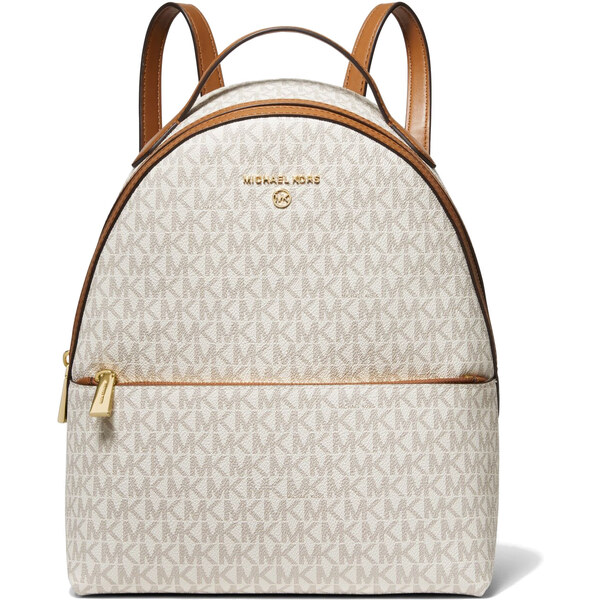 Michael Kors Valerie Medium Logo Backpack Vanilla Acorn 34756510