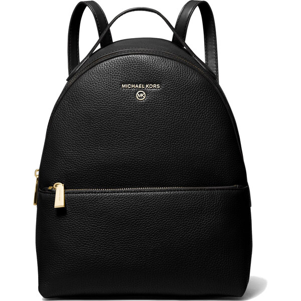 Michael Kors Valerie Medium Pebbled Leather Backpack Black 34756511