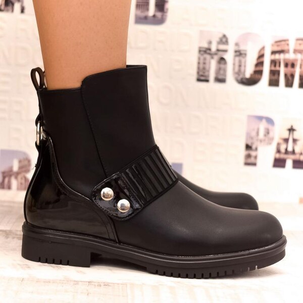 WDE Dámske čierne čižmy BOLL 34759092