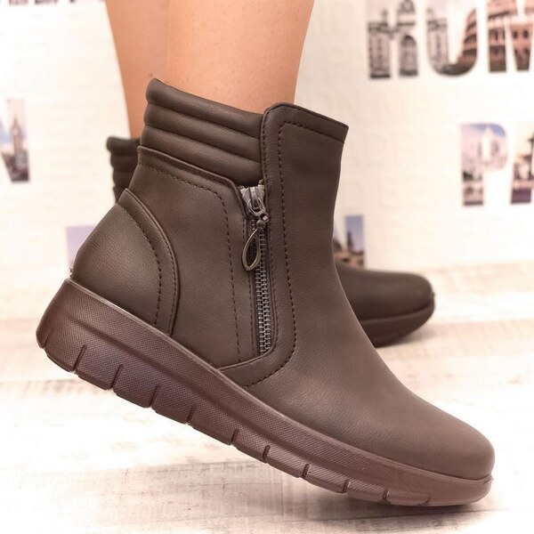 SS Dámske hnedé poltopánky HETS 34759100