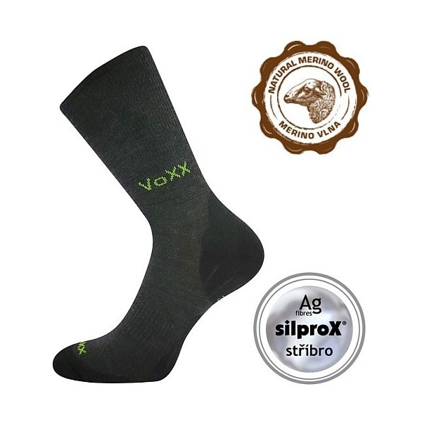 IRIZAR športové vlnené merino ponožky VoXX Tm. sivá 35-38 1 pár 34766162