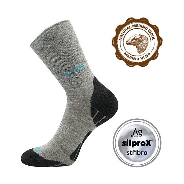 IRIZAR športové vlnené merino ponožky VoXX Sv. sivá 43-46 1 pár 34766163