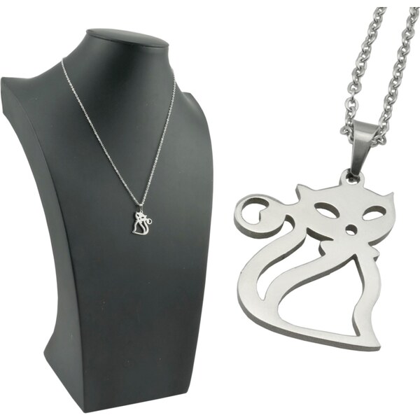 CITY STORM Dámsky set retiazka a náušnice v tvare mačky Caty 66888834