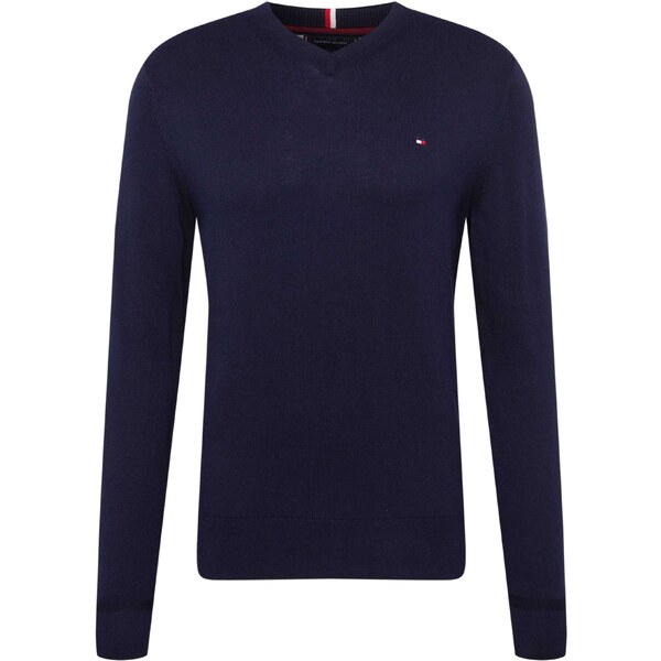 TOMMY HILFIGER Sveter námornícka modrá / červená / biela 35287840