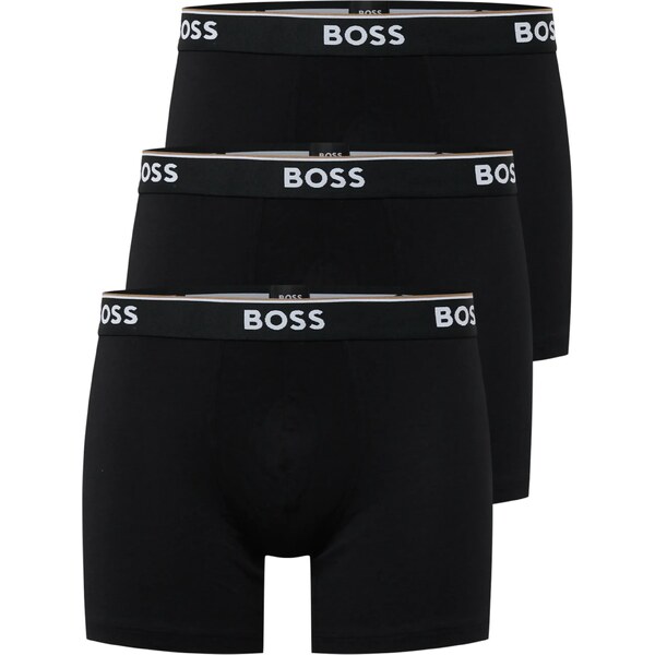 BOSS Boxerky Power svetlohnedá / čierna / biela 35407173