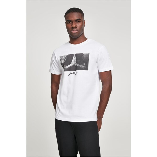 Mister Tee Mens T-shirt Pray white 50644948