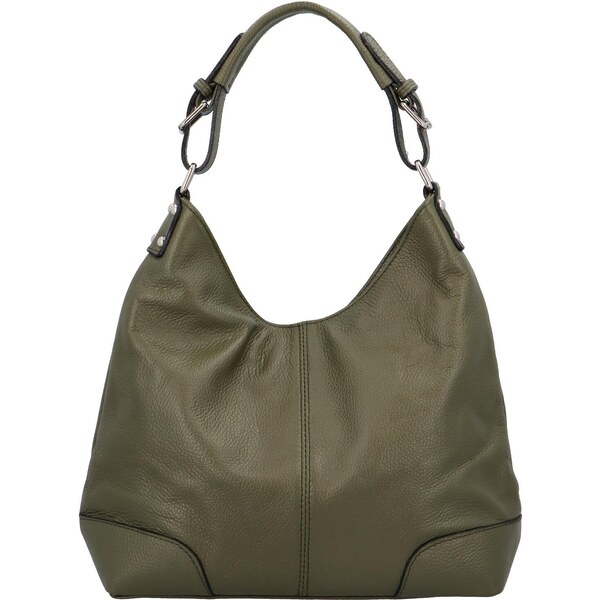 Dámska kožená kabelka khaki - ItalY Inpelle Two Khaki 65991493