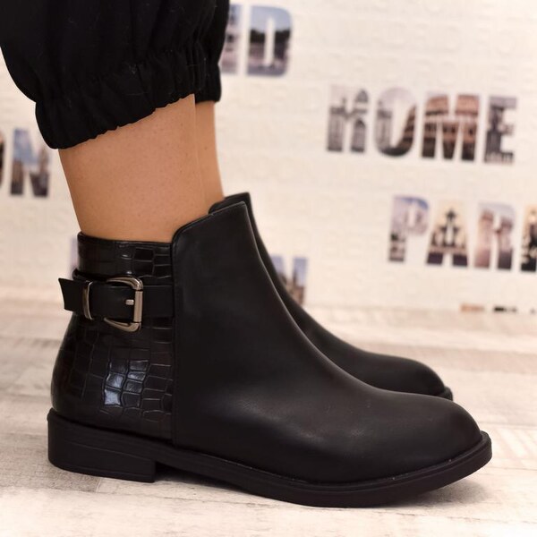 SS Dámske čierne čižmy LOTTY 34882539