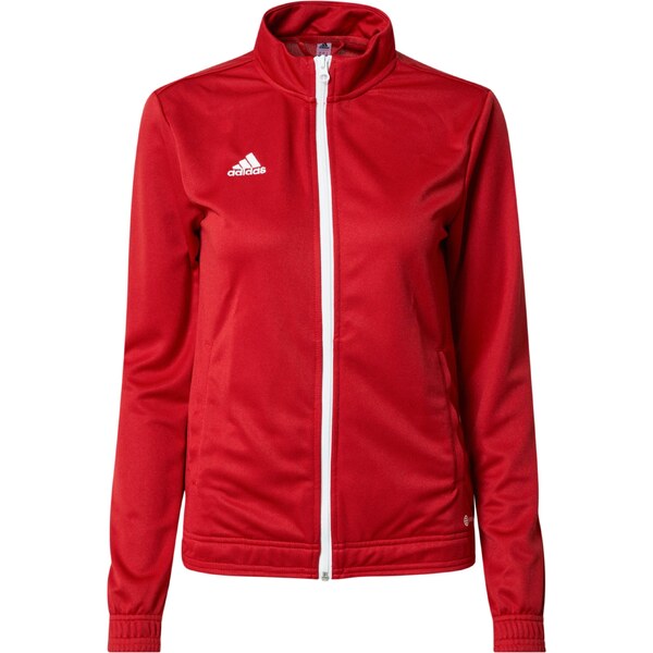 ADIDAS PERFORMANCE Športová bunda Entrada 22 tmavočervená / biela 62780430