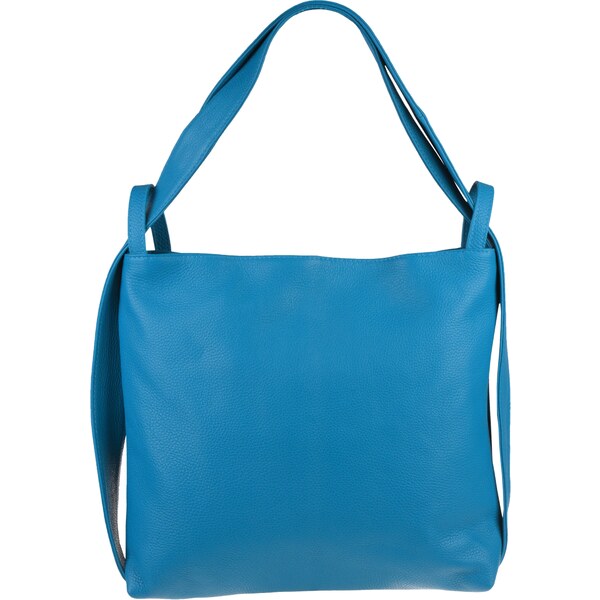 Modrá kožená talianska kabelka Sofia Turchese NovaKabelka.sk 34888685