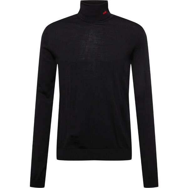 HUGO Sveter San Thomas červená / čierna 34967753